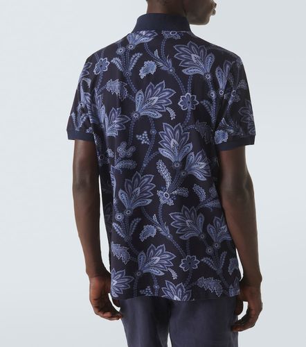 Polo en piqué de coton à imprimé - Etro - Modalova