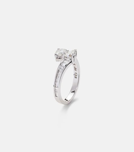 Bague Saturn en or blanc 18 ct et diamants - Anita Ko - Modalova