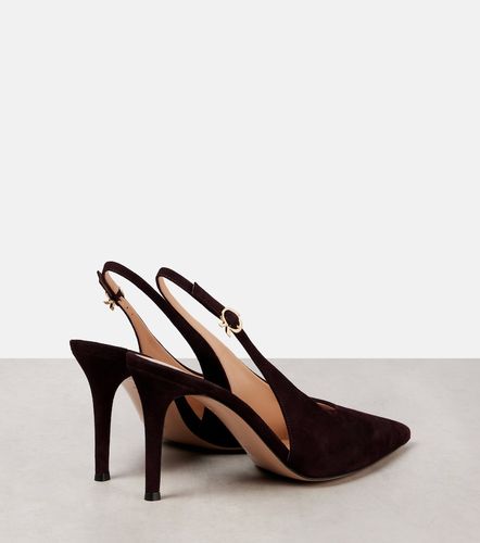 Escarpins slingback Robbie en daim - Gianvito Rossi - Modalova