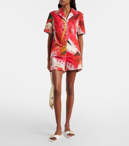 Chemise imprimée en coton mélangé - Tory Burch - Modalova