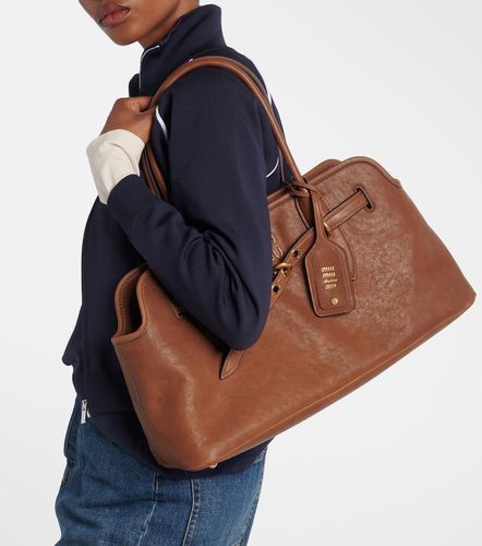 Miu Miu Sac Aventure Large en cuir - Miu Miu - Modalova