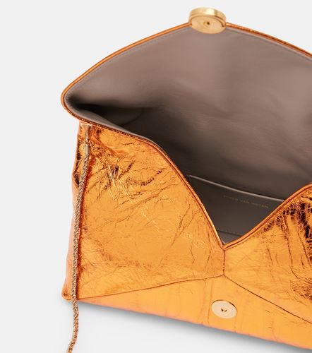 Pochette Envelope Medium en cuir métallisé - Dries Van Noten - Modalova