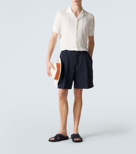 Brioni Chemise en lin mélangé - Brioni - Modalova