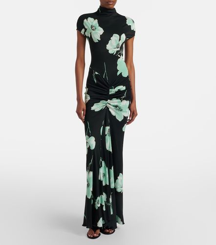 Alaïa Robe longue à imprimé floral - Alaia - Modalova