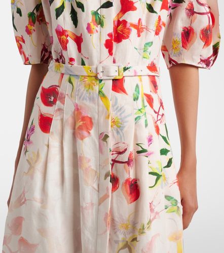 Robe Ignis en lin à imprimé floral - Gabriela Hearst - Modalova