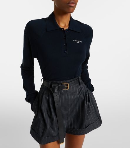 Givenchy Polo en coton et soie - Givenchy - Modalova