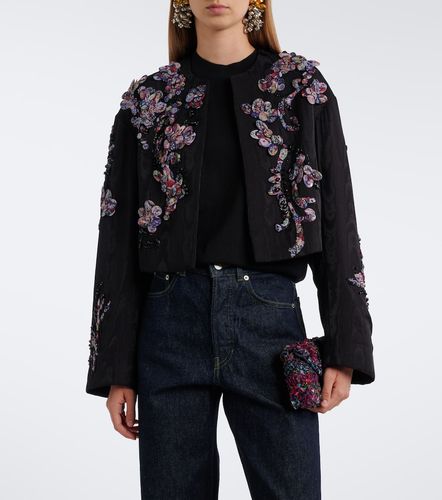 Veste courte Vonda à appliqués et ornements - Dries Van Noten - Modalova