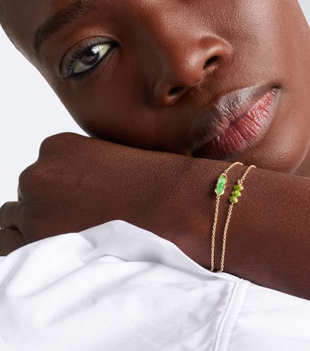 Bracelet Martini Olives en or 14 ct et saphirs - Sydney Evan - Modalova