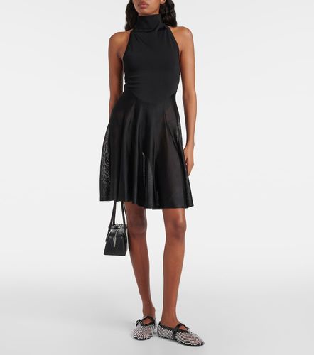 Alaïa Robe en jersey et résille - Alaia - Modalova