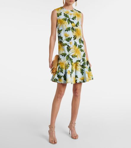 Robe Chrysanthemum en coton mélangé - Oscar de la Renta - Modalova