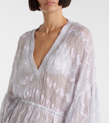 Robe de plage en lamé à motif zigzag - Missoni - Modalova