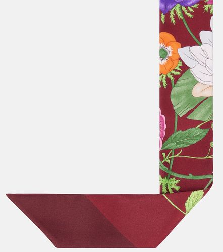 Gucci Foulard en soie à fleurs - Gucci - Modalova