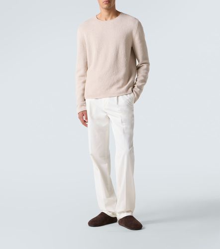Pantalon droit Belamy en coton et cachemire - The Row - Modalova