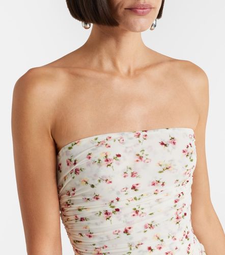 Robe bustier longue à fleurs - Magda Butrym - Modalova