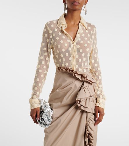 Chemise en coton mélangé à pois - Dries Van Noten - Modalova