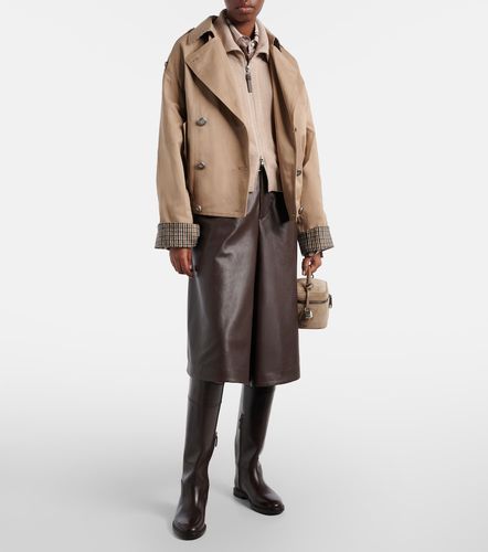 Brunello Cucinelli Bermuda en cuir - Brunello Cucinelli - Modalova