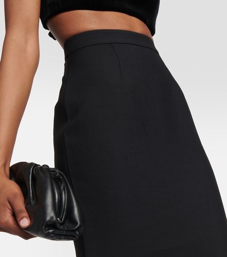Jupe longue asymétrique en laine et soie - Roland Mouret - Modalova