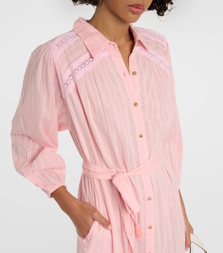 Robe chemise Cressida en coton à ceinture - Melissa Odabash - Modalova