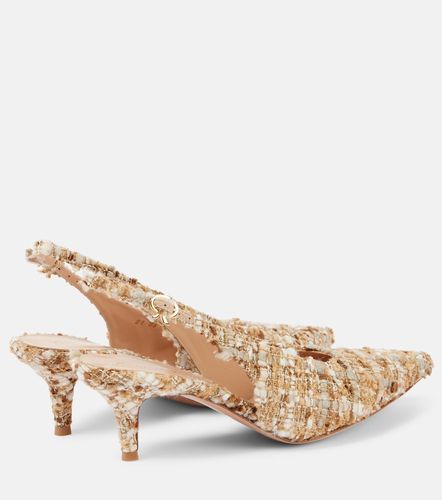 Escarpins slingback Pointy 55 en bouclé - Gianvito Rossi - Modalova
