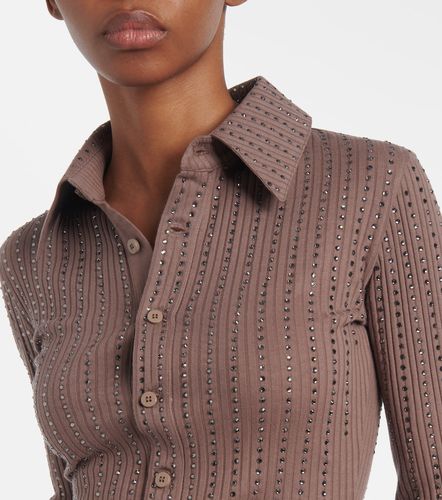 Polo en coton à ornements - The Attico - Modalova