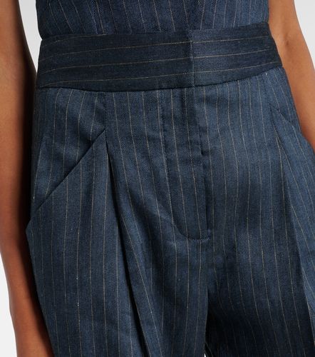 Pantalon ample Rimini en lin mélangé - Veronica Beard - Modalova
