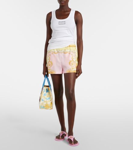 Versace Top en coton mélangé - Versace - Modalova