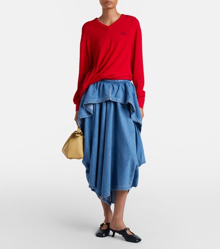 Loewe Jupe midi en denim - Loewe - Modalova