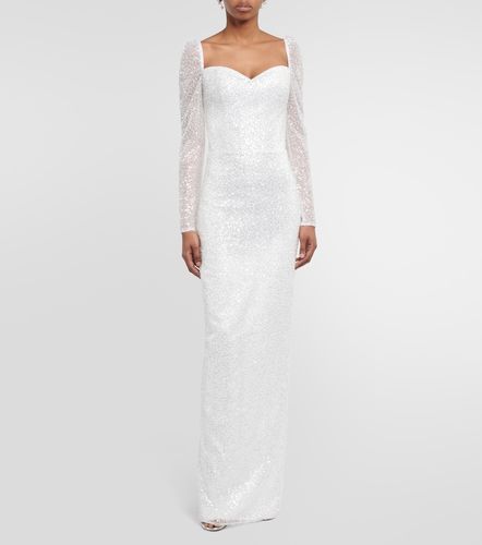Robe longue de mariée Rossalind à sequins - Rasario - Modalova