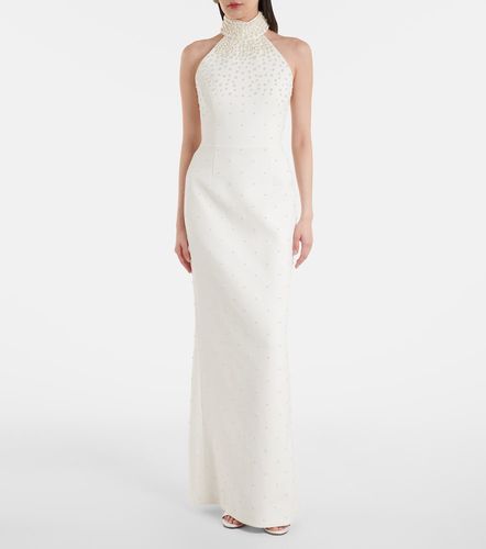 Robe de mariée longue La Peregrina en crêpe - Rebecca Vallance - Modalova