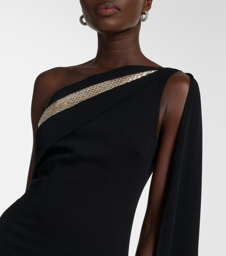Robe longue asymétrique à ornements - Roland Mouret - Modalova