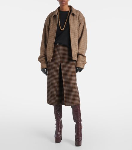 Jupe-culotte en laine vierge - Saint Laurent - Modalova