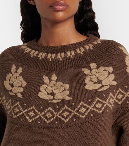 Pull en jacquard de laine - Magda Butrym - Modalova