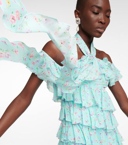 Alessandra Rich Robe en soie - Alessandra Rich - Modalova