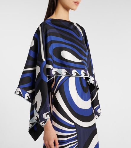Robe longue et cape Iride en soie - Pucci - Modalova