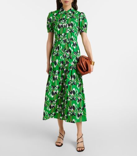 Robe longue Jonah en coton à imprimé - Diane von Furstenberg - Modalova