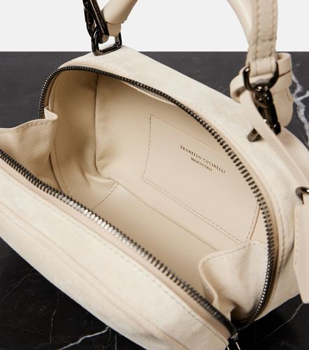 Sac Foulard Mini en daim - Brunello Cucinelli - Modalova
