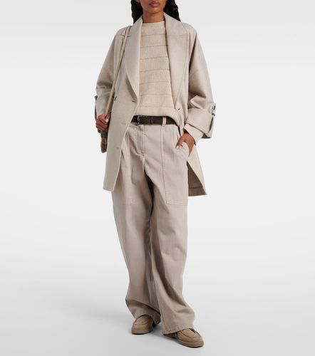 Pull en cachemire et laine mélangés - Brunello Cucinelli - Modalova