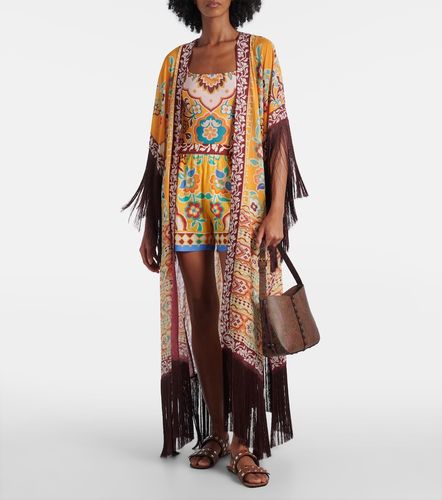 Bermuda en soie et coton à fleurs - Etro - Modalova