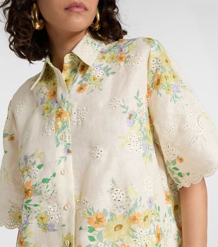 Alémais Chemise Juliette en lin à fleurs - Alemais - Modalova