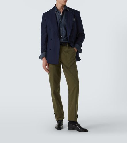 Dunhill Pantalon droit en coton - Dunhill - Modalova