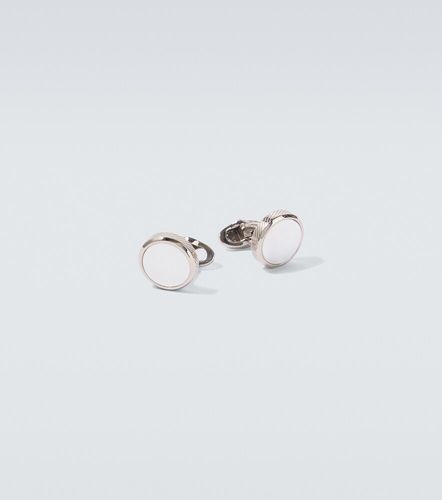 Boutons de manchette en argent sterling - Giorgio Armani - Modalova