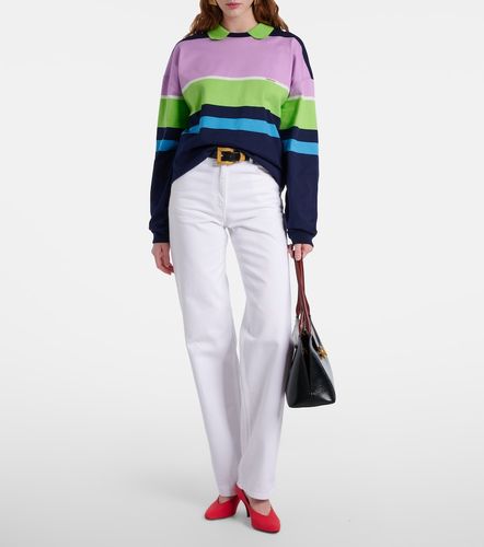 Versace Polo rayé en coton - Versace - Modalova