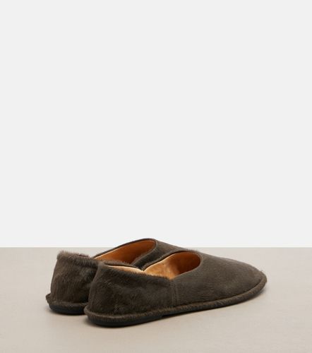 Slip-on Canal en cuir façon poulain - The Row - Modalova