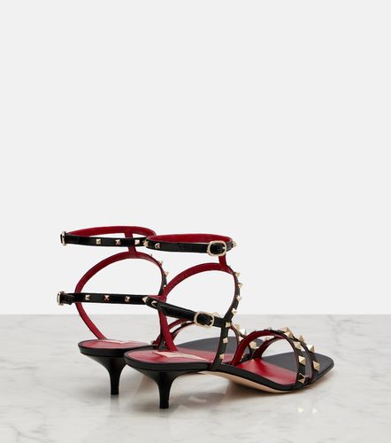 Sandales Rockstud en cuir - Valentino Garavani - Modalova