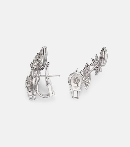Boucles d'oreilles Y-Couture en or blanc 18 ct et diamants - Yeprem - Modalova