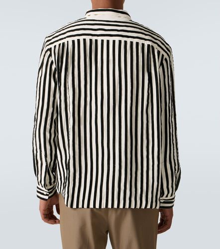 Chemise rayée en soie et velours - Bode - Modalova