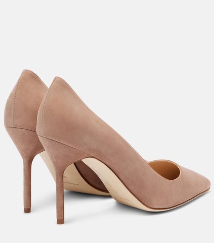 Escarpins BB 90 en daim - Manolo Blahnik - Modalova