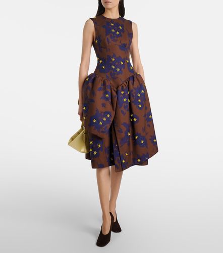 Robe midi en coton à fleurs - Shushu/Tong - Modalova