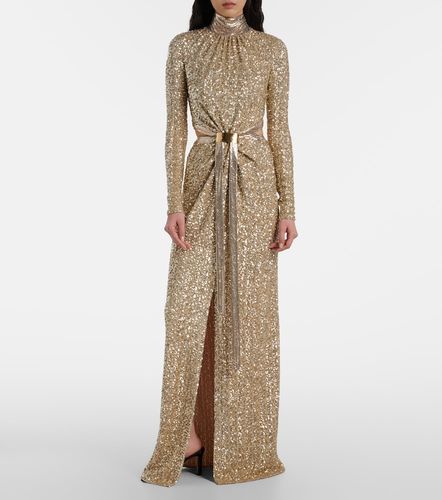Rabanne Robe longue à sequins - Rabanne - Modalova