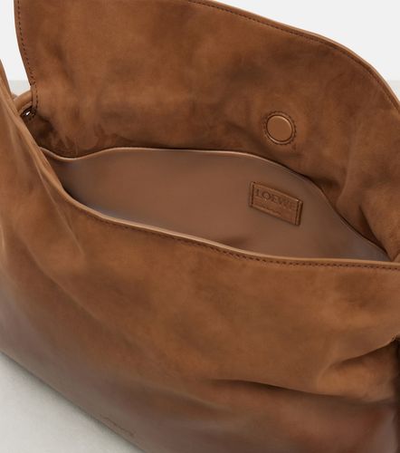 Pochette Flamenco Medium en daim - Loewe - Modalova